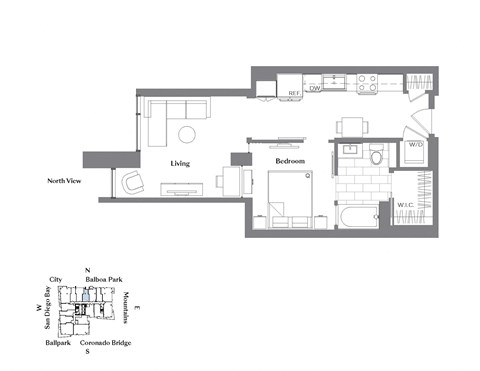 this is the floor plan of the apartment